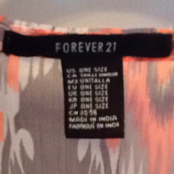 Forever 21 beach cover up one size - Picture 2 of 4